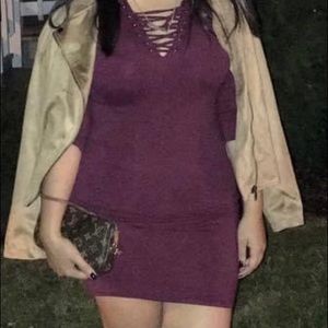 Burgundy/wine dress